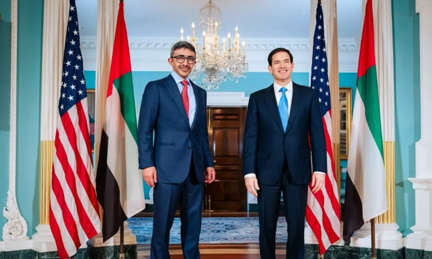 UAE foreign minister, US state secretary discuss Gaza crisis, regional developments