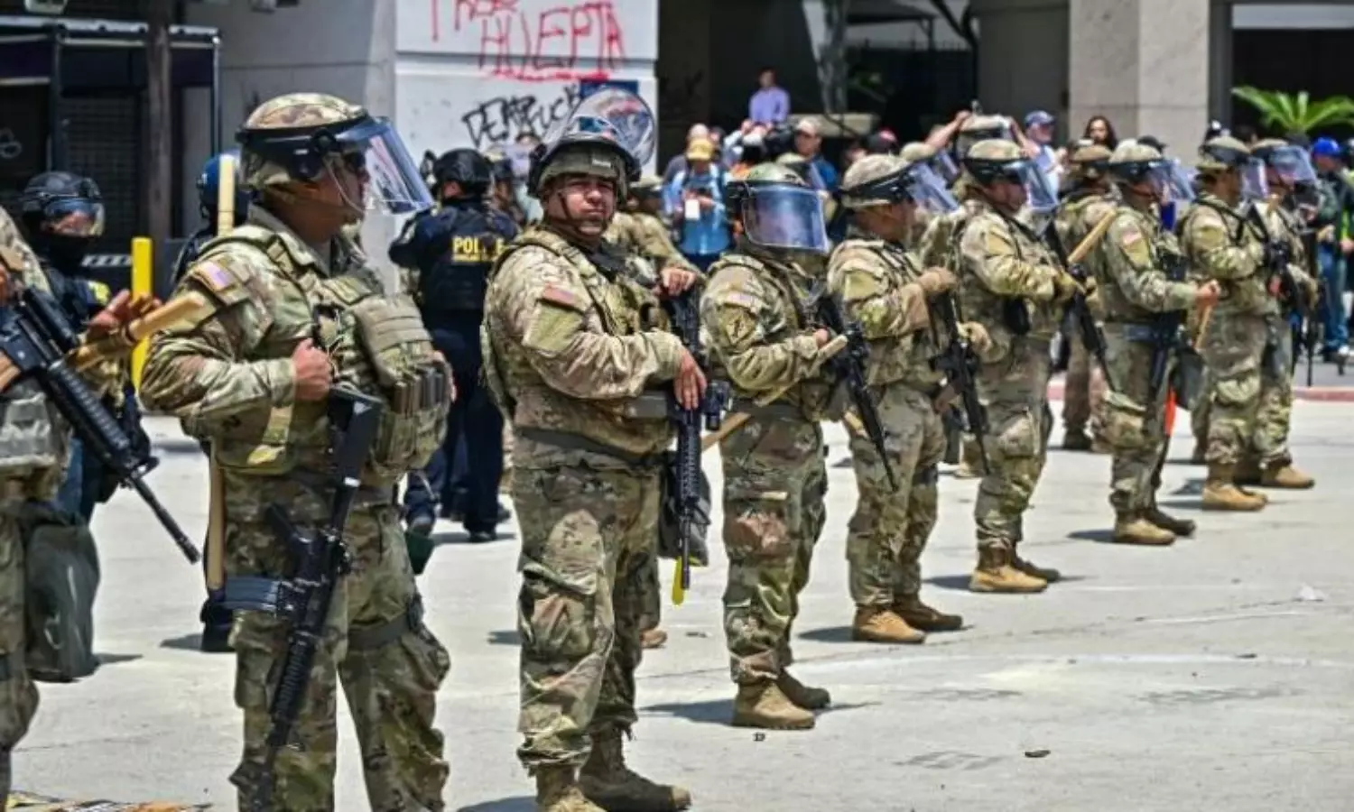 Trump deploys more troops to Los Angeles than in Syria, Iraq