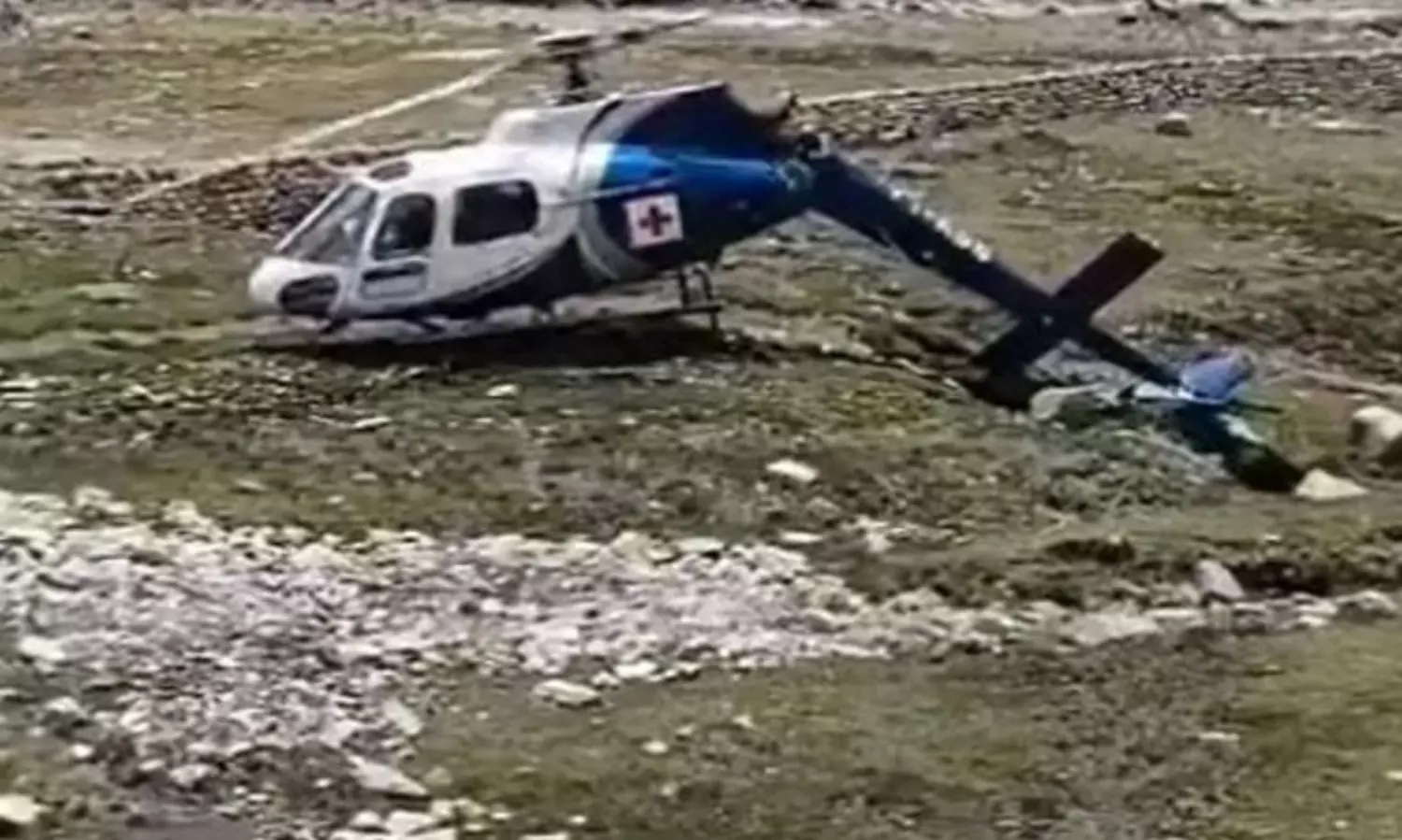 Helicopter crashes in Uttarakhands Gaurikund today, five killed