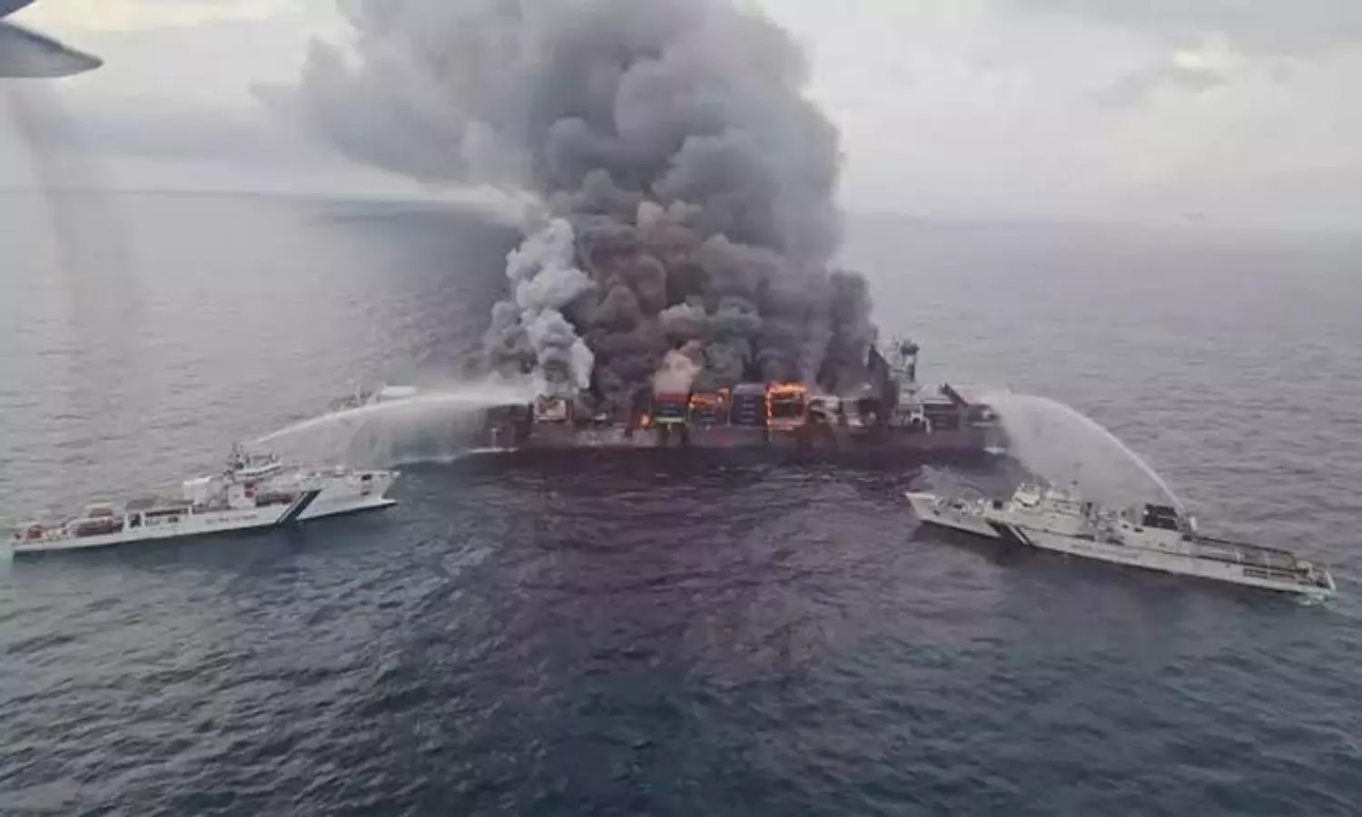 Alert! Debris from burning ship washes ashore in Kerala