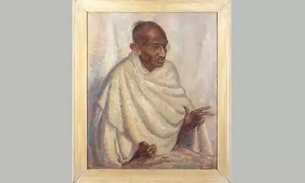 Mahatma Gandhi’s rare portrait up for sale next month in UK