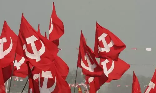 CPI(M) holds demonstrations in Srinagar in solidarity with Gaza, Iran