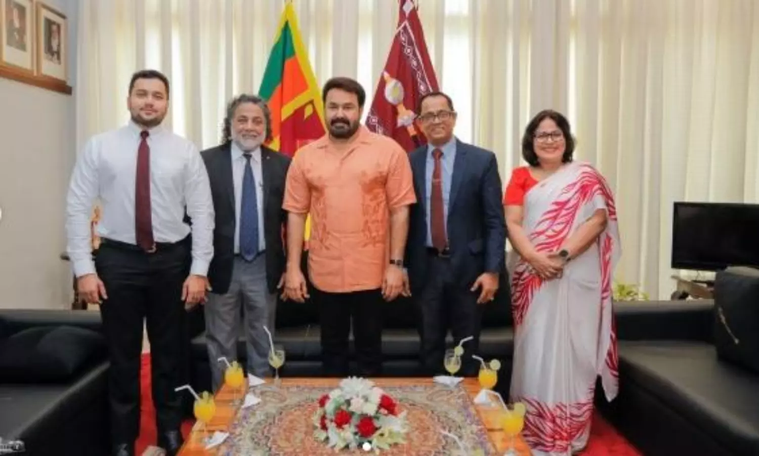 Mohanlal meets Sri Lankan PM, gets ‘gracious welcome’ at parliament