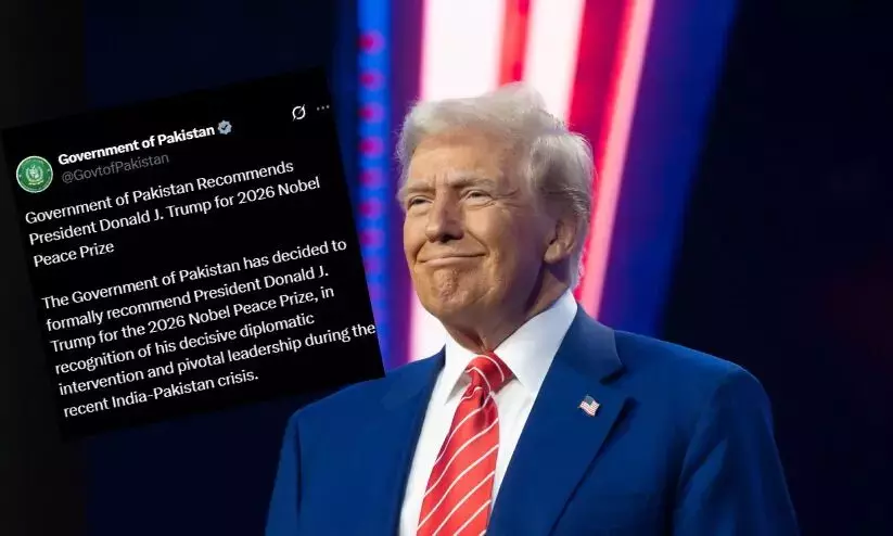 Pak nominates Trump for Nobel Prize; He says won’t get it no matter what
