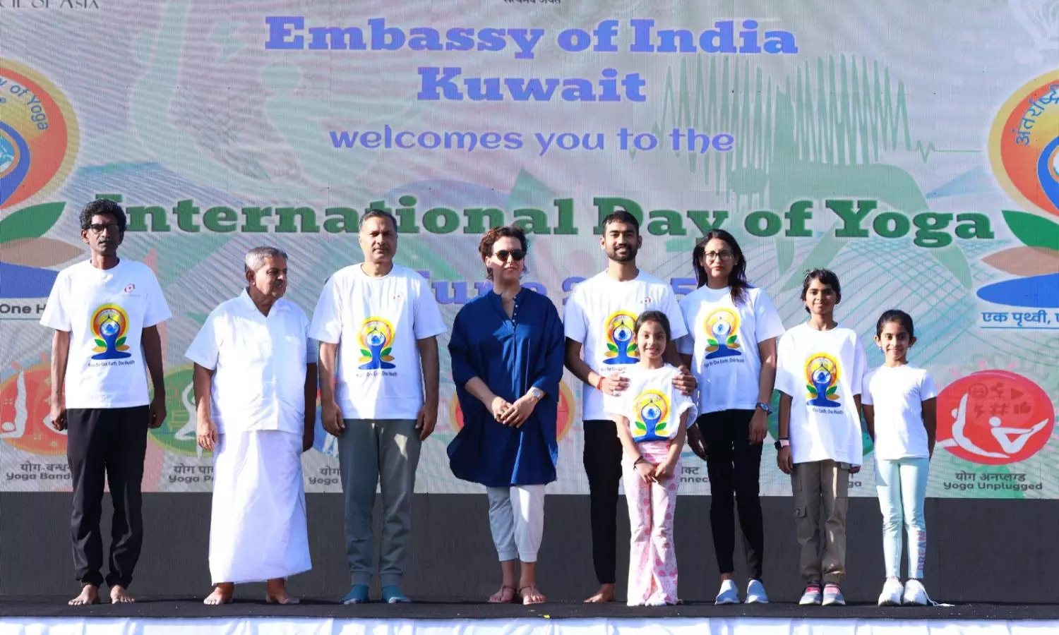 Indian Embassy in Kuwait hosts mega yoga day event