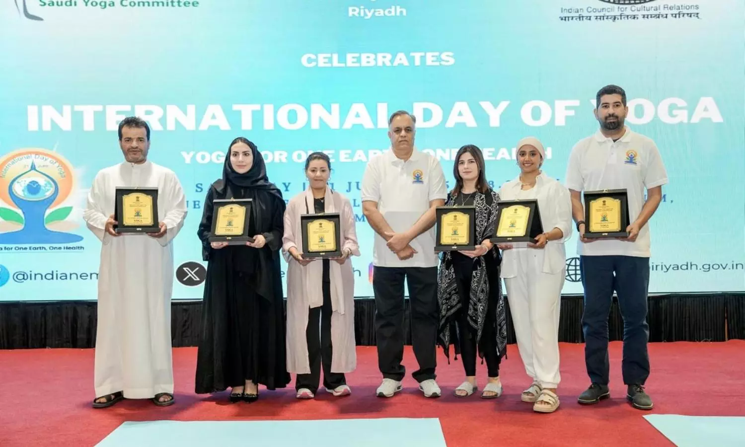 Saudi Arabia: Indian Embassy leads yoga day celebration in Riyadh stadium