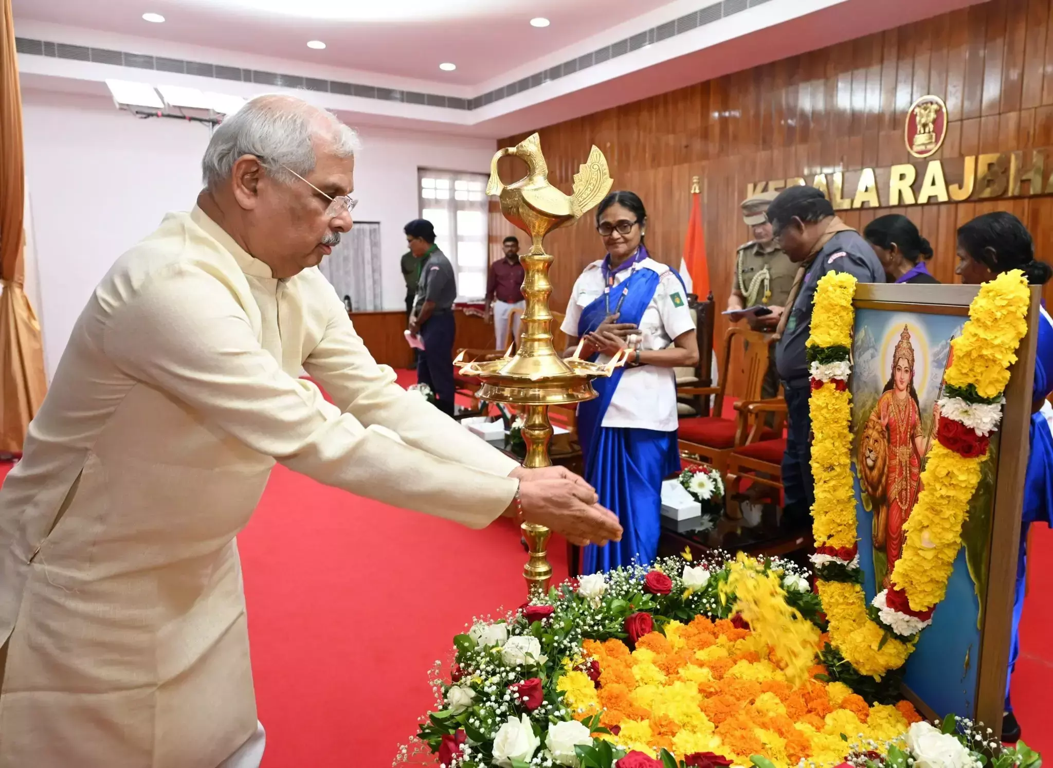 Bharat Mata row: Raj Bhavan no RSS ‘shakha’, slams CPI(M) Kerala