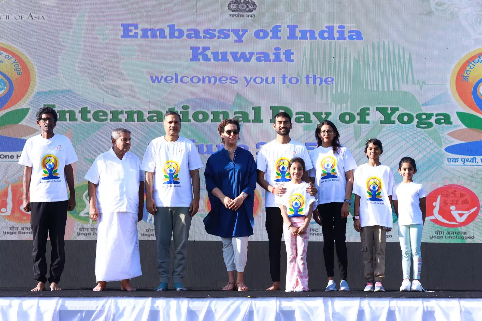 Indian Embassy in Kuwait hosts mega yoga day event