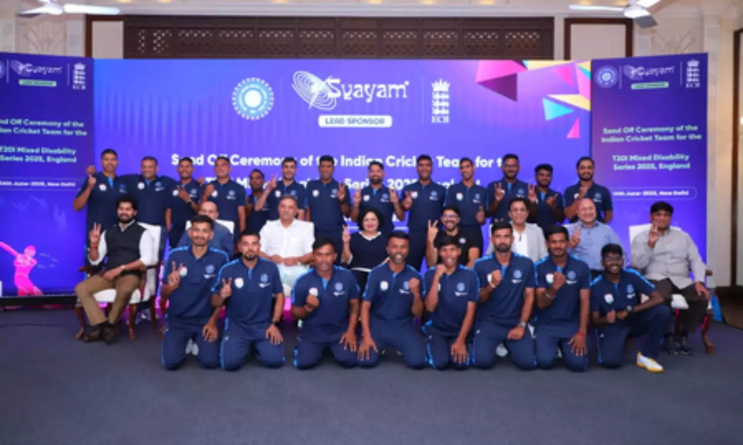 Mixed disability T20I: India suffers defeat against England by 65 runs