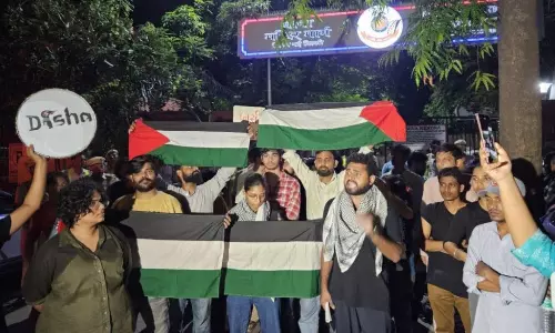 Delhi police use force on peaceful protesters against alleged Israeli genocide in Gaza