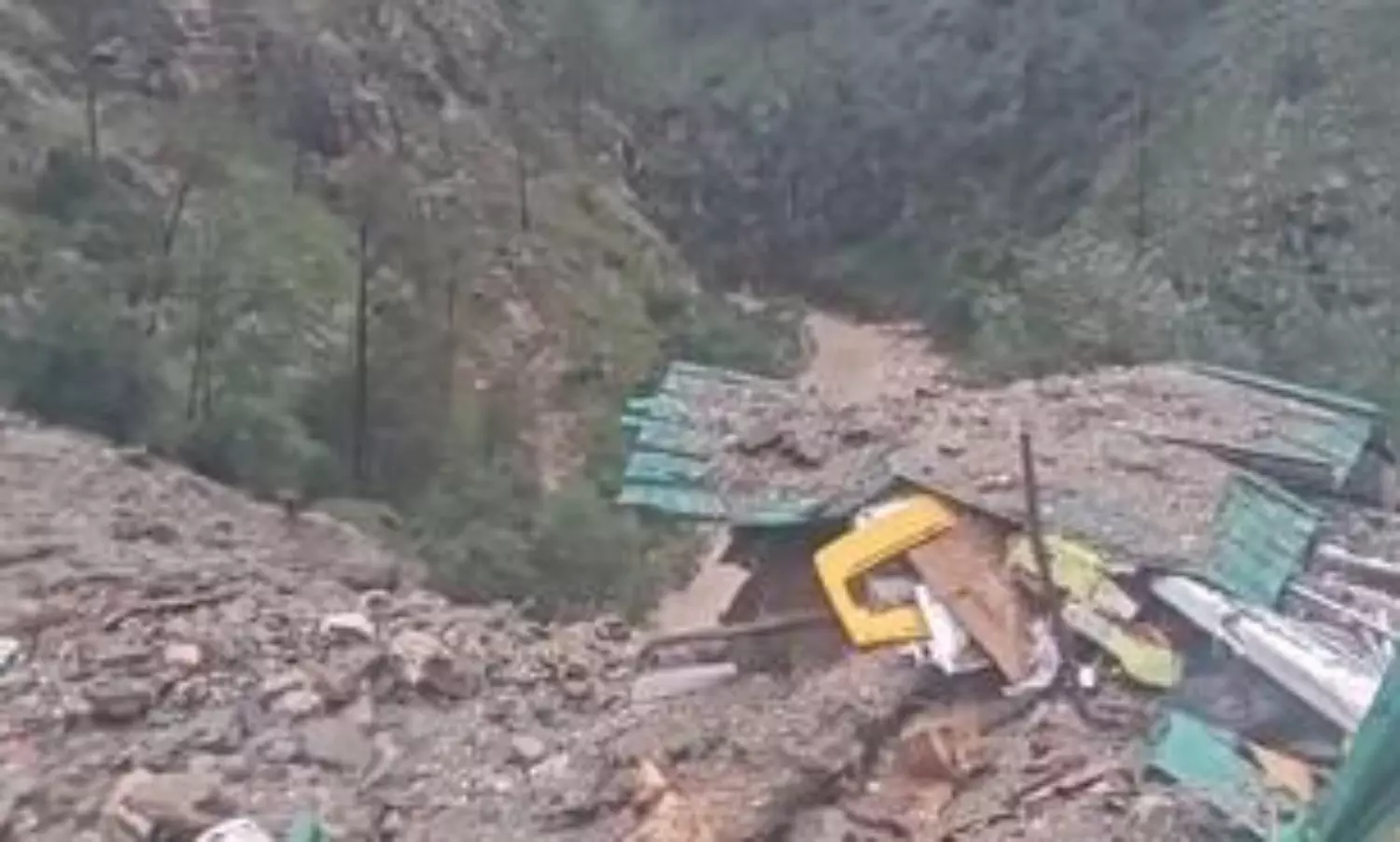 Cloudburst in Uttarkashi; Nine labourers missing