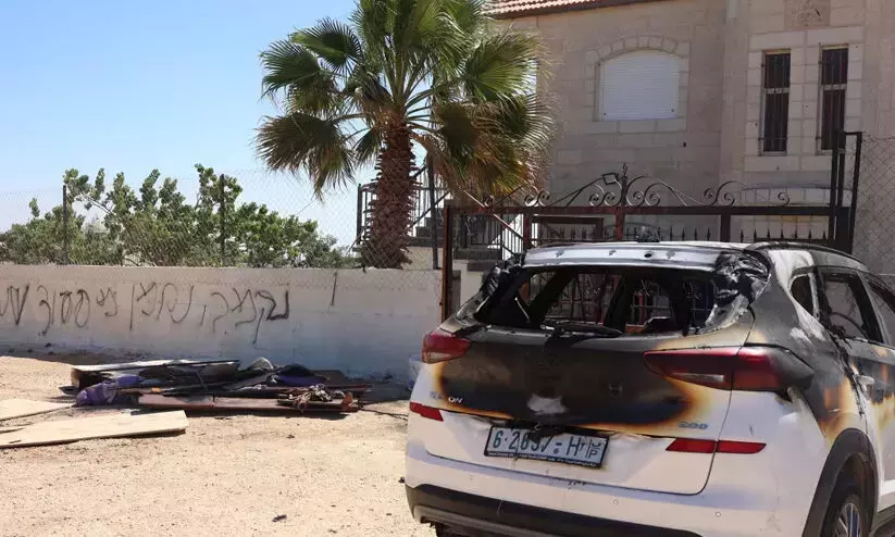 Israeli settlers attack Israeli forces in occupied West Bank