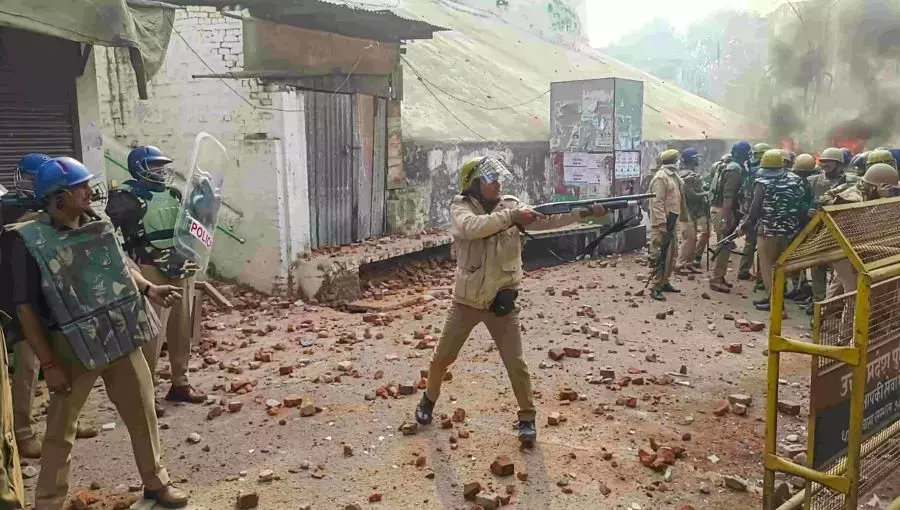 Sambhal: crowd protesting Masjid survey wasnt violent, says report