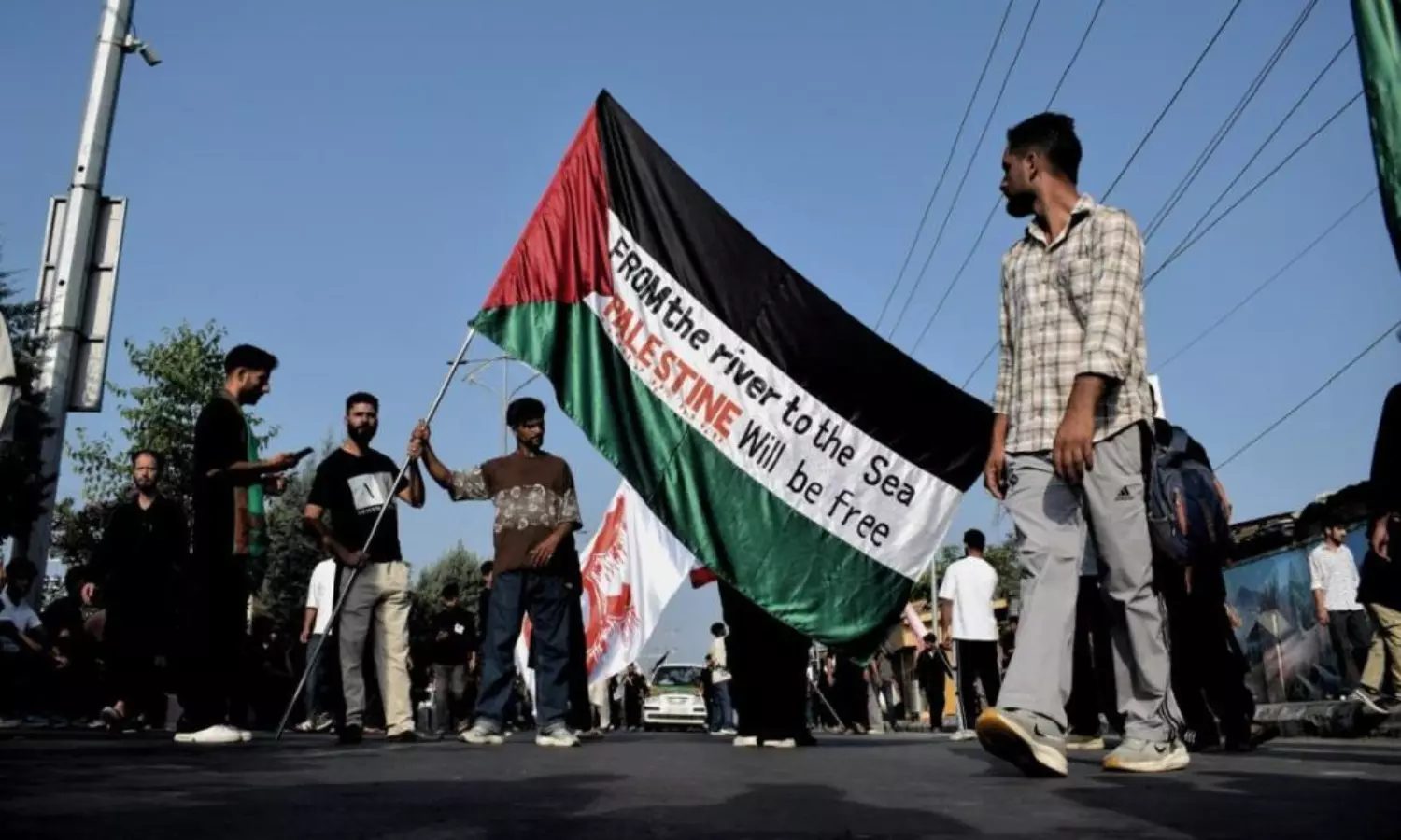 Police act on anti-Israel slogans, pro-Palestine and Iran posters during Muharram rallies in Kashmir