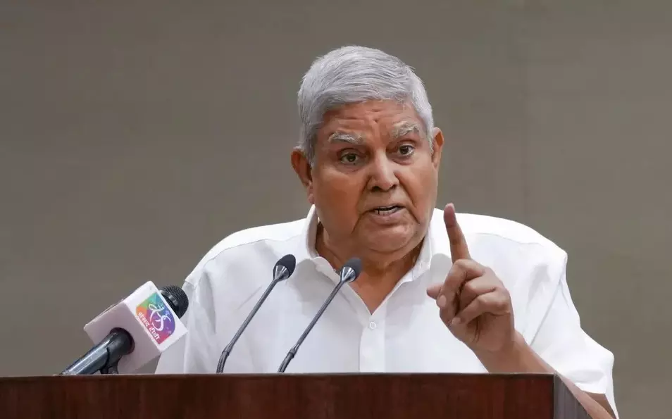 ‘Sacrilege to Sanatana’: VP Dhankhar slams inclusion of ‘secular’, ‘socialist’ in Preamble