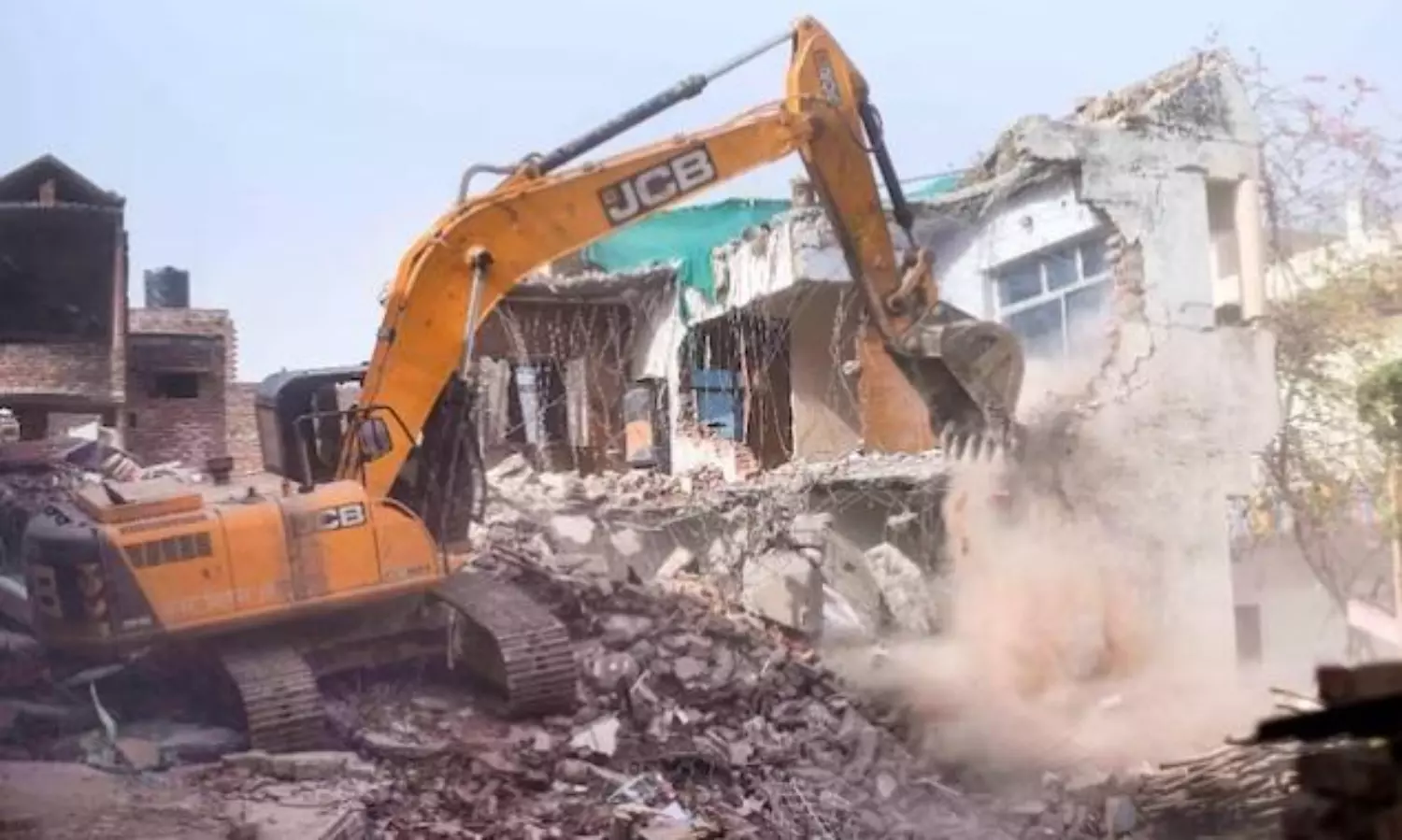 4 booked in UP for ‘demolishing’ shopkeeper’s house with bulldozer