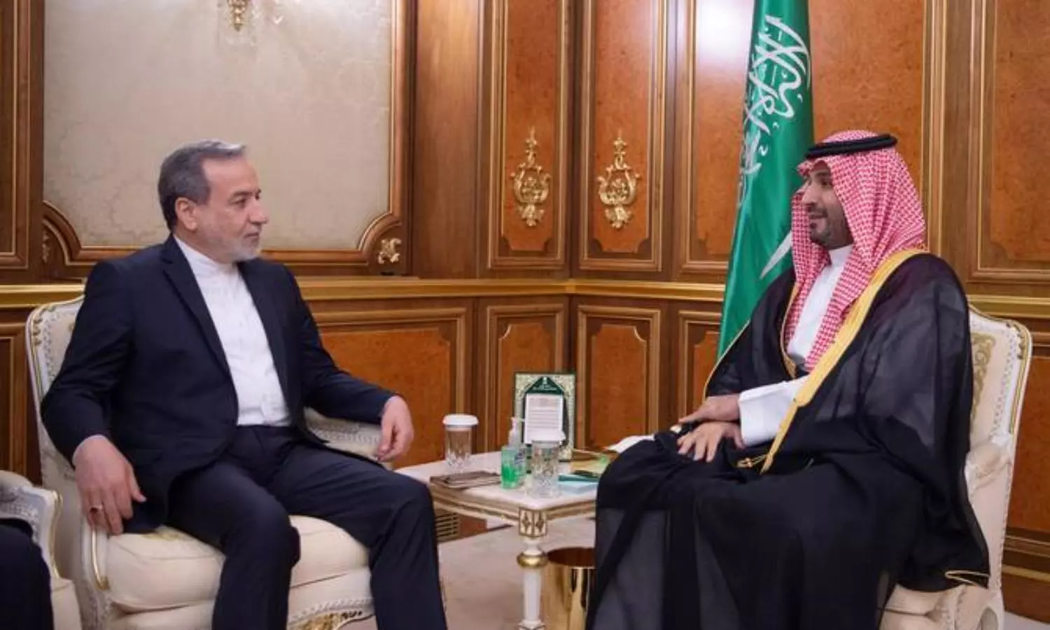 Saudi Crown prince meets Iranian foreign minister to boost ties