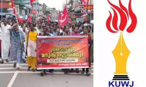 CPM threatens to chop off MediaOne Managing Editor C. Dawoods hand; Journalists Union protests