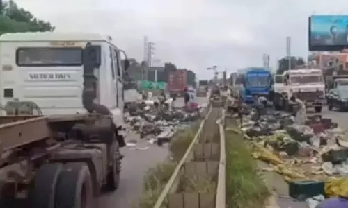 Nine labourers killed as mango-laden truck overturns in Andhra