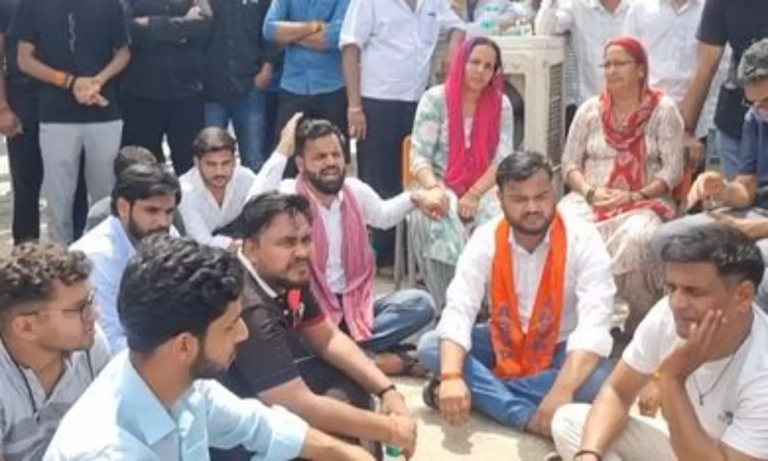 Sharda University suicide sparks protest; family alleges harassment, police lathi-charge