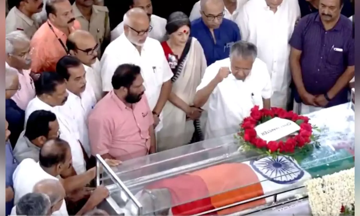 Last rites of veteran Communist VS Achuthanandan on Wednesday