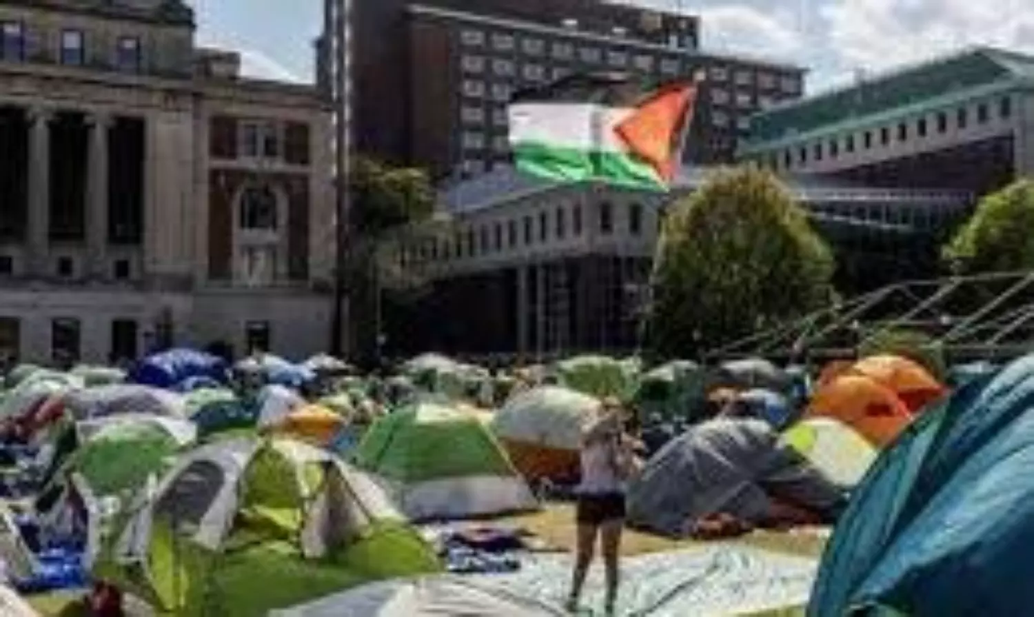 pro-palestine protest in columbia