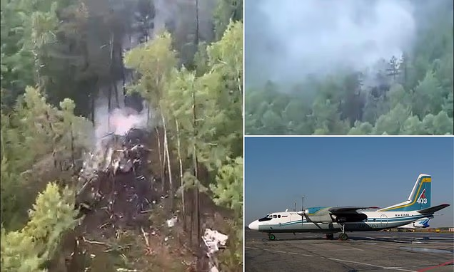 Russian plane catches fire mid-air, crashes in Amur; all 49 killed