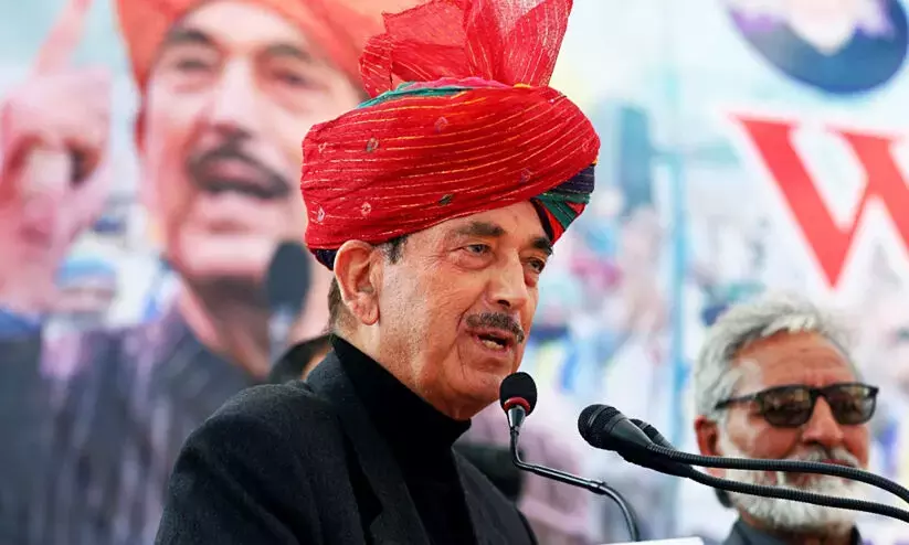 Restoring J&Ks statehood sooner the better: Ghulam Nabi Azad