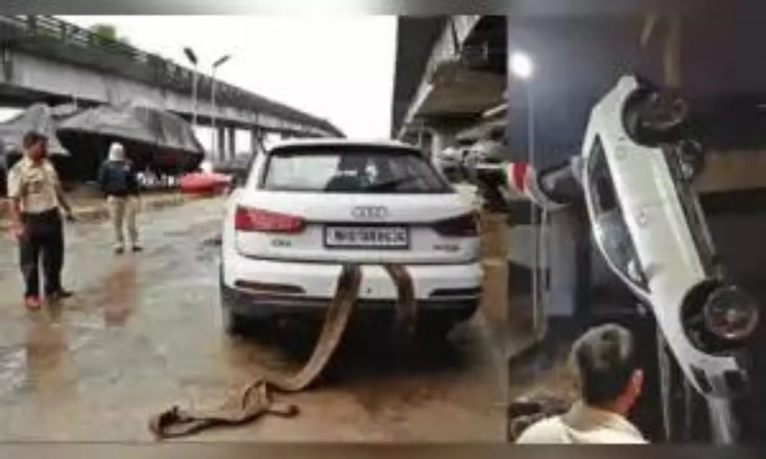 Woman rescued after car plunges into ditch while following Google Maps in Navi Mumbai