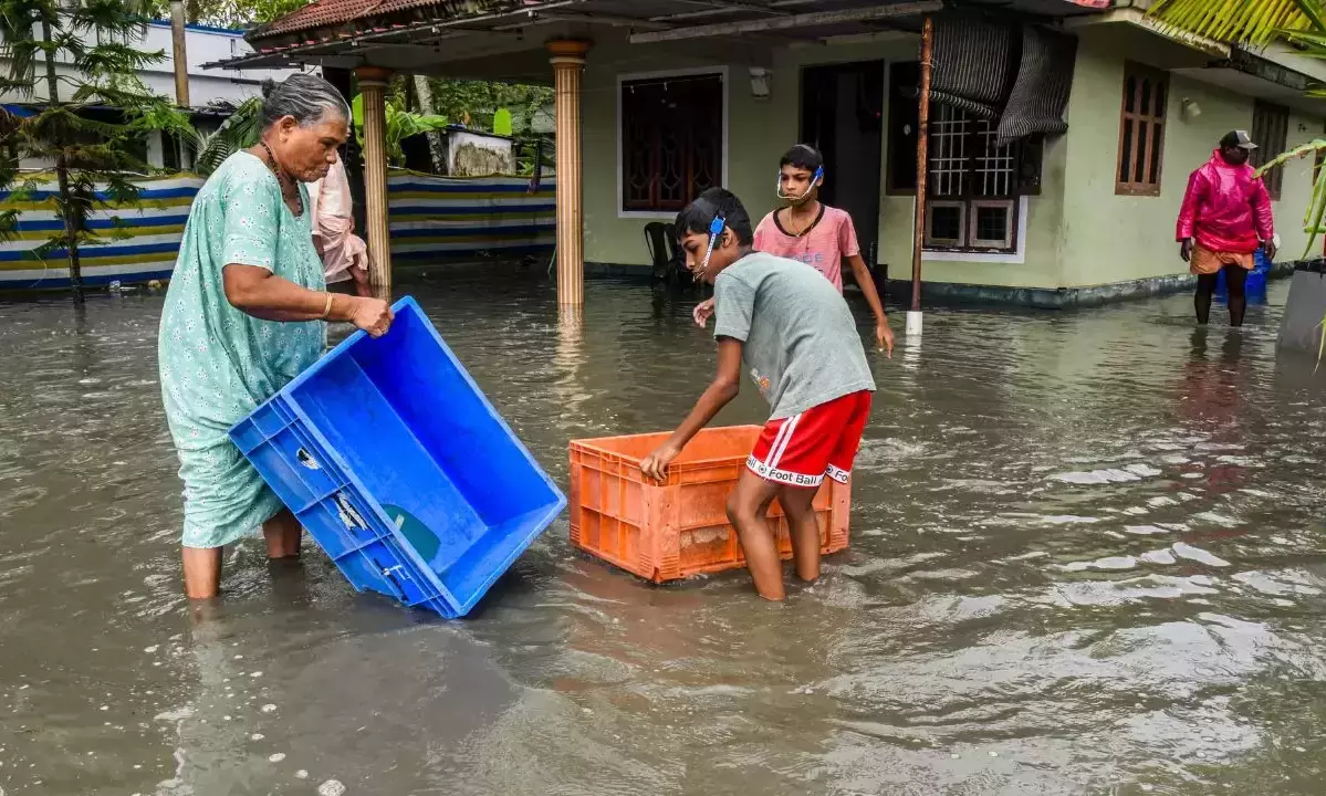 Rivers, dams swell as heavy rains lash Kerala; alerts issued