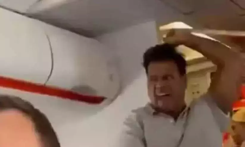 Allahu Akbar, Death to America & Trump!! man shouts inside UK flight!