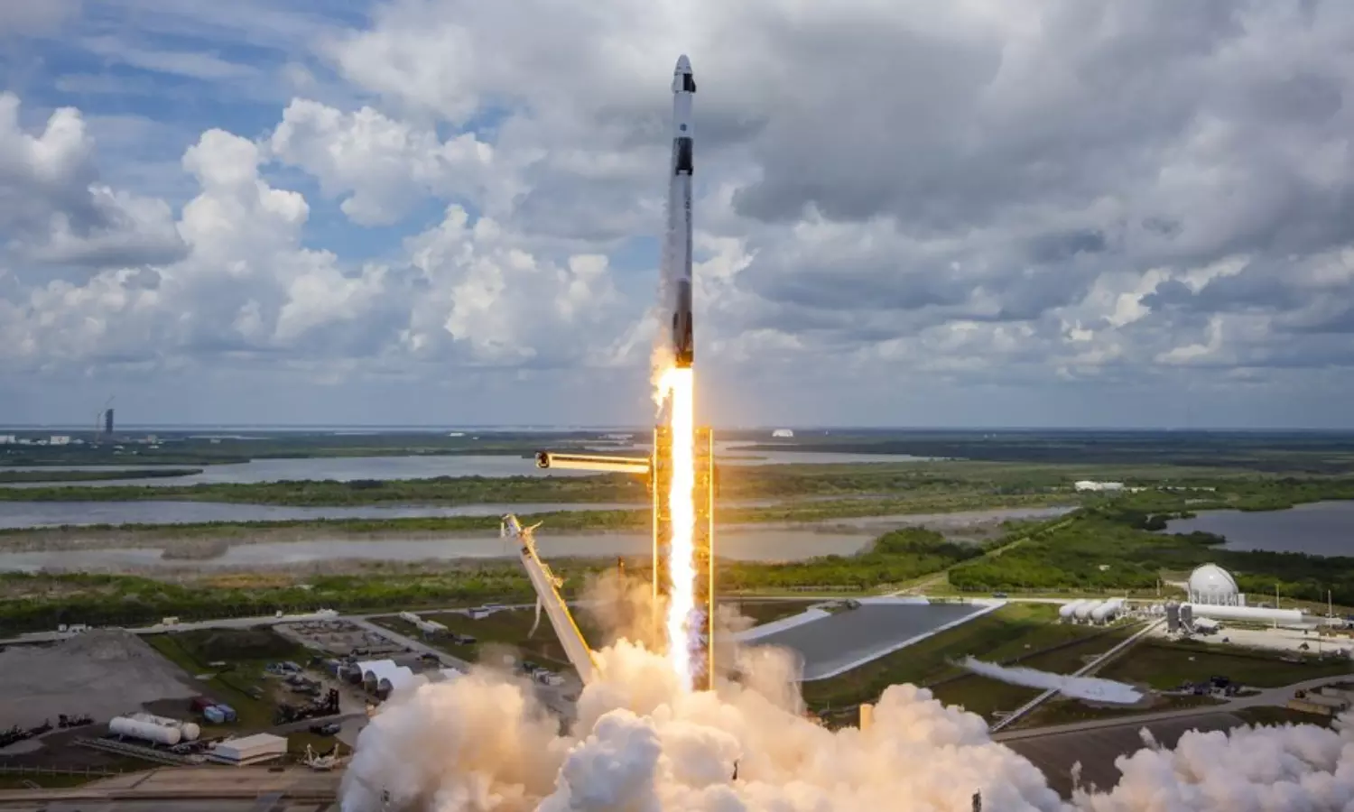 SpaceX delivers 4 astronauts to ISS in swift 15-hour journey