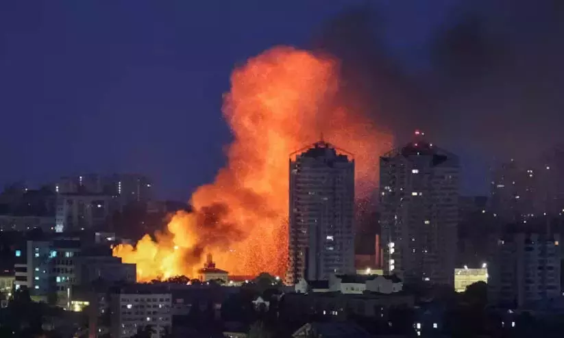 Ukraine’s overnight strike: Russian oil depot catches fire