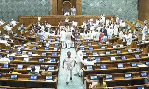 Amid Opposition protests, Lok Sabha adjourned till 3 pm