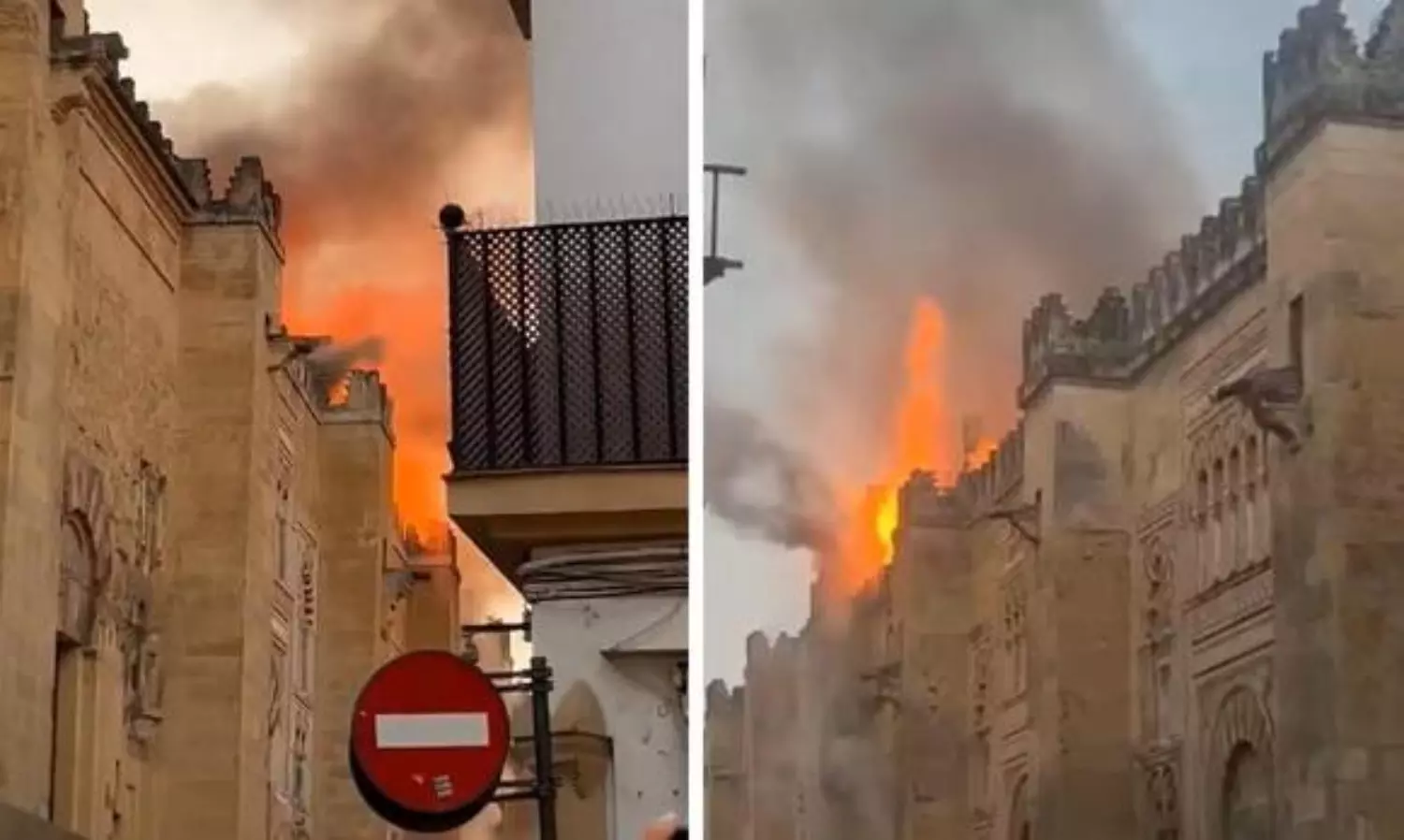 Fire contained at Córdoba’s mosque-turned-cathedral built under Umayyad rule
