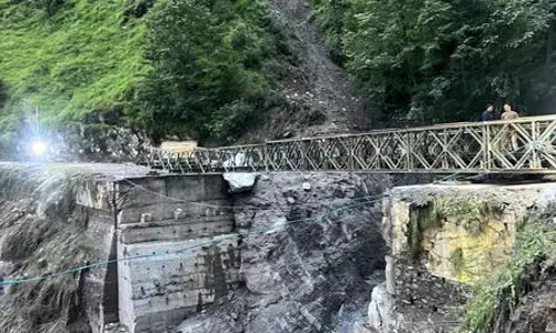 BRO, Army builds Bailey bridge in Uttarkashi’s Dharali to restore key connectivity after cloudburst