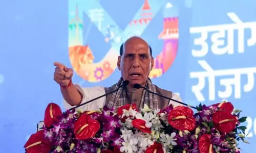 Rajnath Singh accuses Trump of opposing India’s rise amid tariff dispute