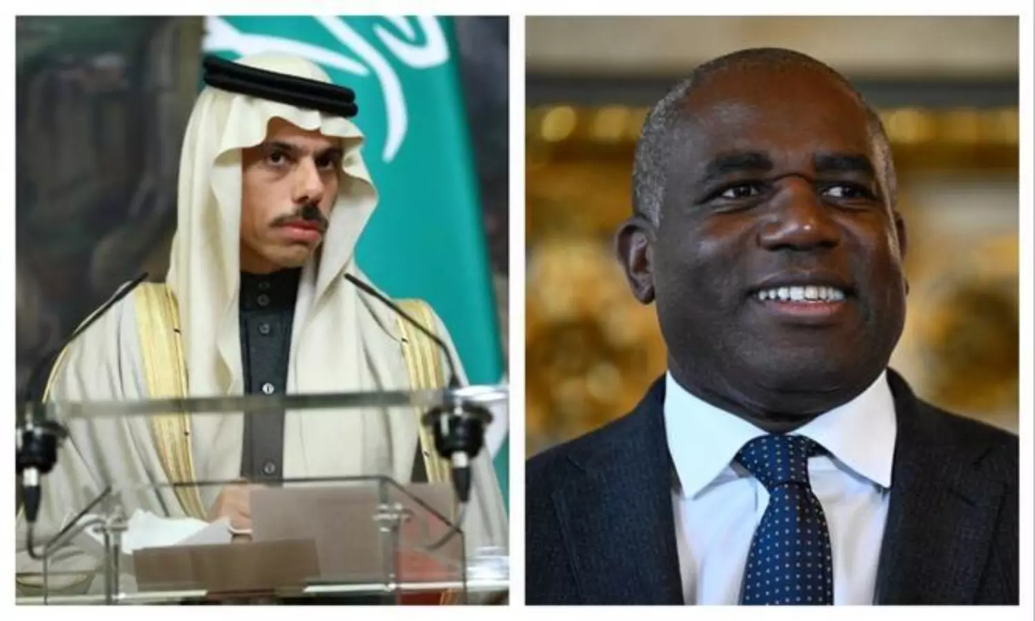 Saudi, UK foreign ministers hold talks on Gaza issue