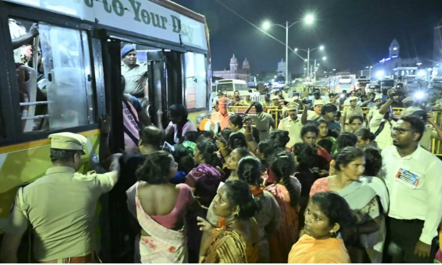 ‘Fascist DMK’: Vijay throws his weight behind protesting sanitation workers