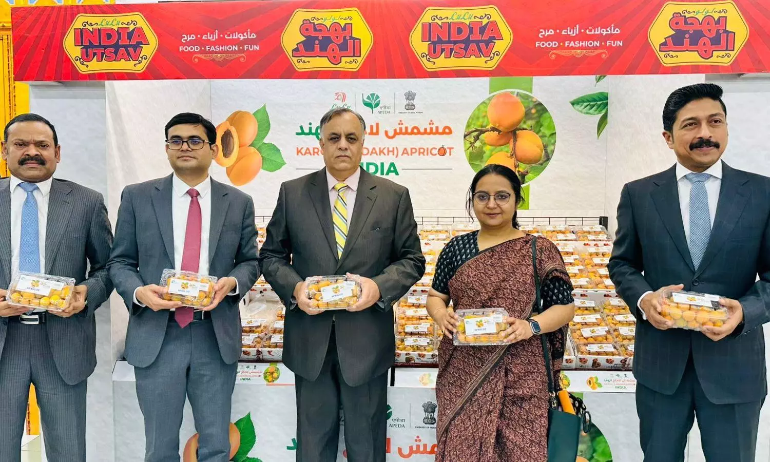 Kargil Apricots reach Saudi Arabia on India’s 79th Independence Day