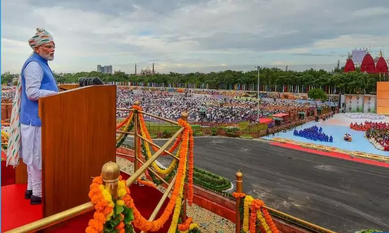 ‘Festival of freedom’: PM Modi hoists Tricolour at Red Fort