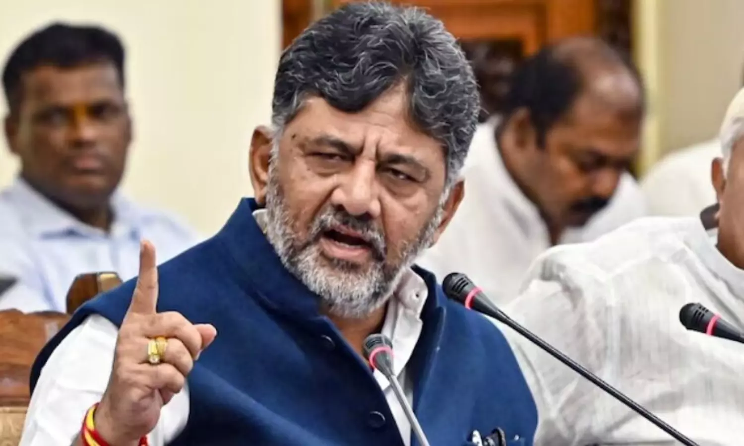 Dharmasthala: BJP politicising the case, says DK Shivakumar