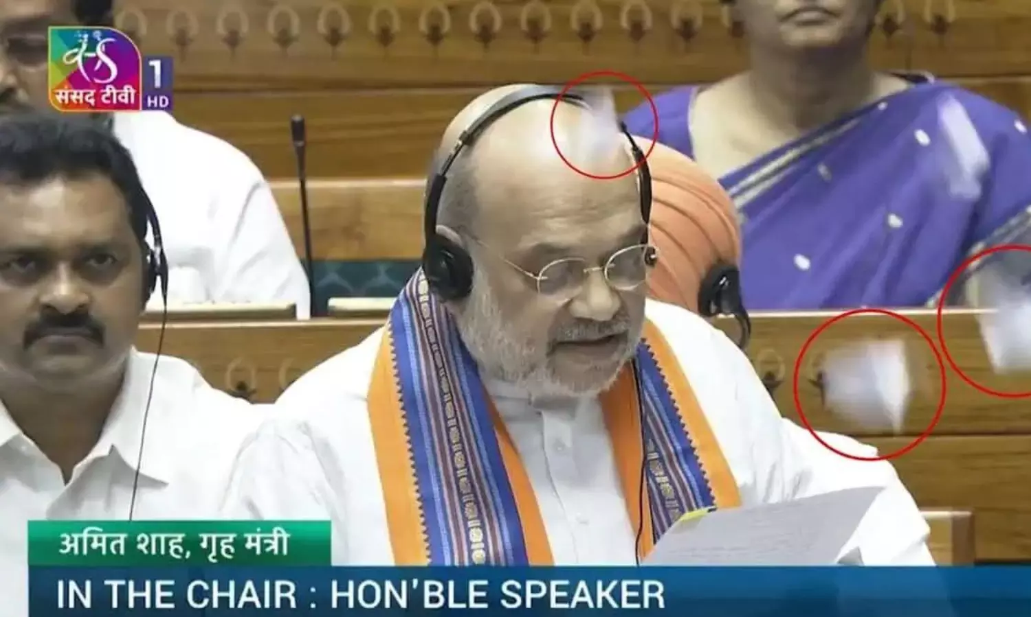 Chaos in Lok Sabha as Opposition protests Shah’s tabling of contentious Bills