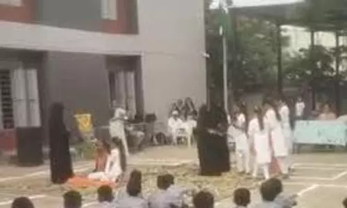 Gujarat school I-day play shows burqa-clad women as terrorists, sparks controversy