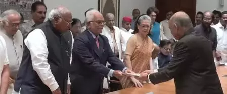 B Sudershan Reddy, INDIA blocs VP candidate, files nomination