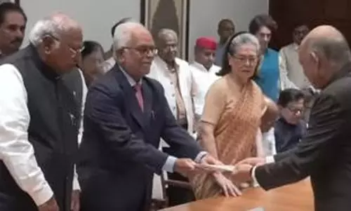 B Sudershan Reddy, INDIA blocs VP candidate, files nomination