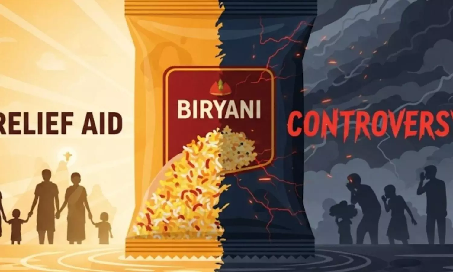 Flood relief effort turns political as Muslim pradhan arrested in UP over biryani distribution