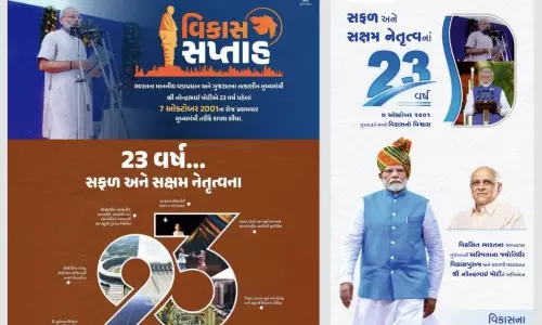 Gujarat Govt spends Rs 8.81 crore for celebrating Modi, breaching ad neutrality norms