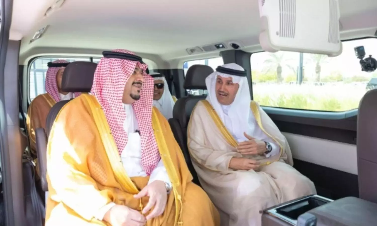 Riyadh Deputy Emir tests self-driving car, inspects airport projects