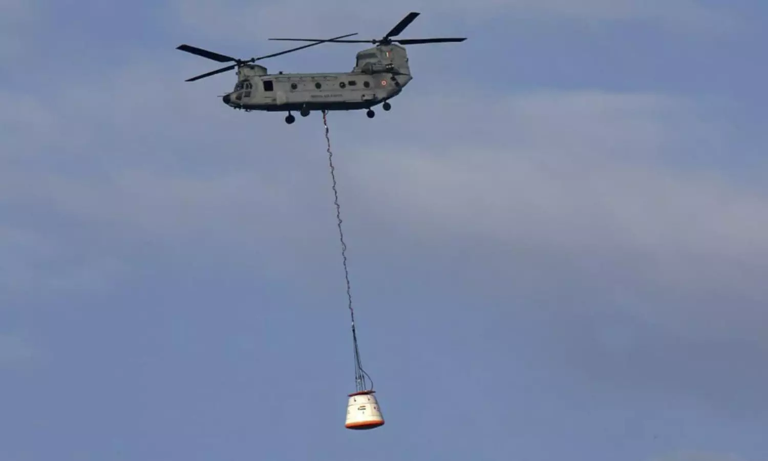 ISRO successfully tests air-drop for Gaganyaan’s parachute system